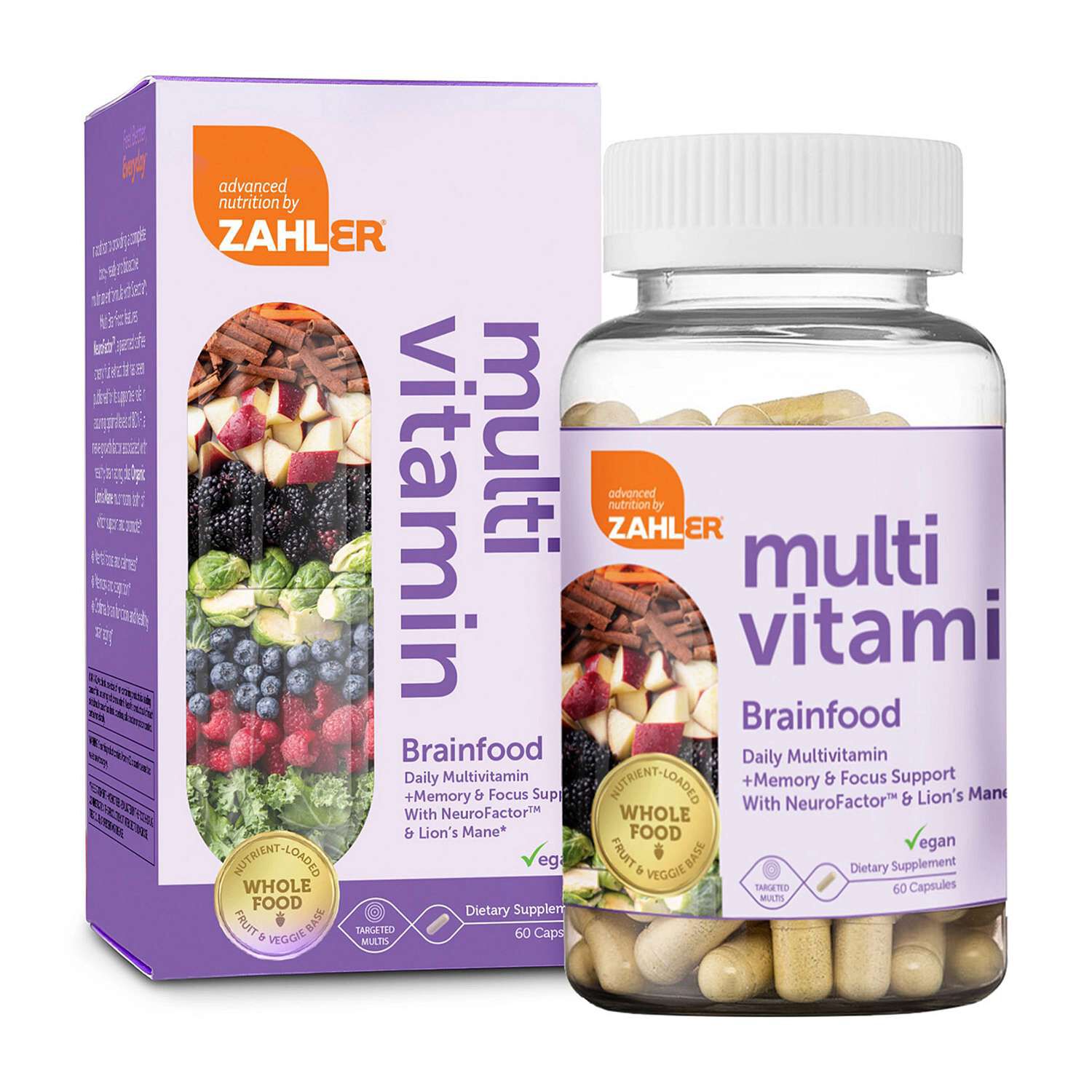 Multi Vitamin Brainfood - 60 Capsules (30 Servings)